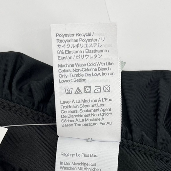 J. Crew Womens Draped Blouson One Piece Swimsuit Size 24 Black Floaty Fit Halter - Picture 11 of 13